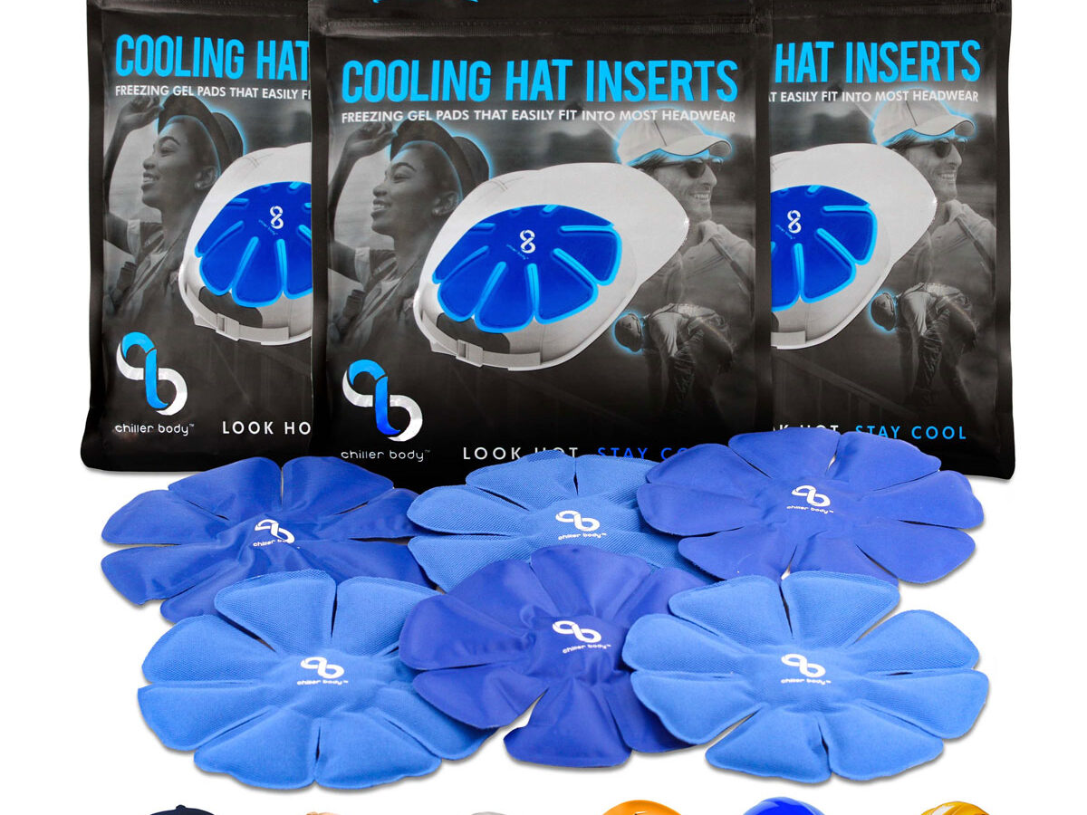 6-Pack Cooling Hat InsertsLong Lasting (cools 3 people all day