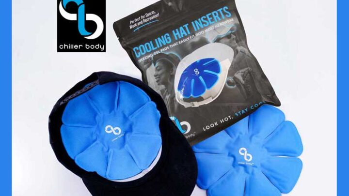 Graphic and photo of photo of product Cooling Hat Inserts