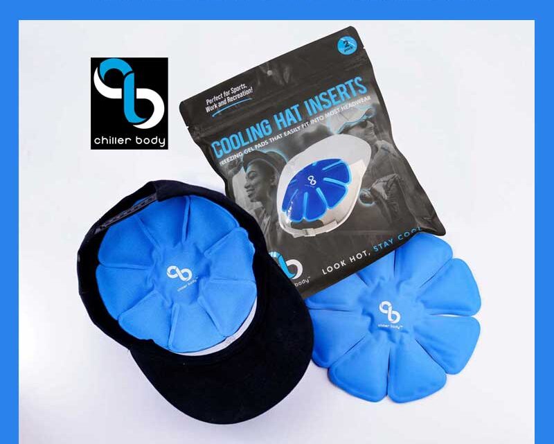 Graphic and photo of photo of product Cooling Hat Inserts