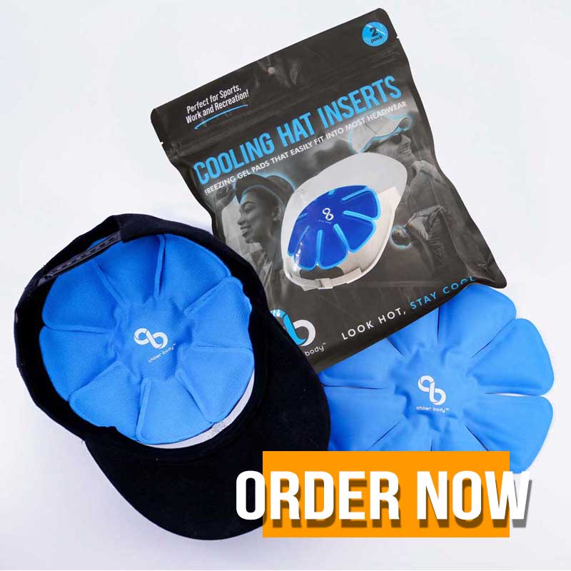 Order now graphic with photo of photo of product Cooling Hat Inserts