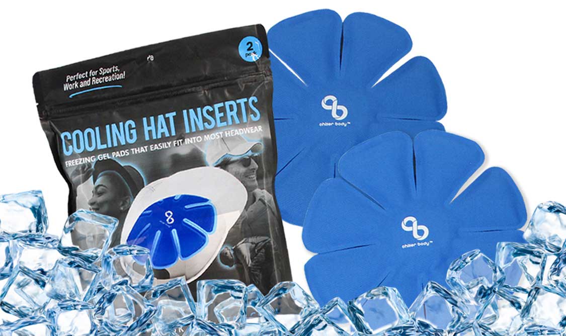 Graphic image of Chiller Body Cooling Hat Inserts for apparel. Click on this graphic to order.